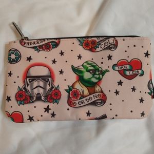Loungefly Star Wars pink tattoo pouch bag NWOT
